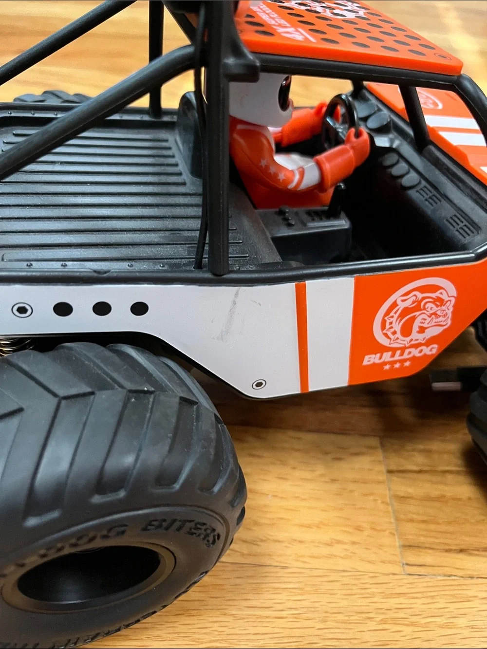 Remote Control Off-Road Buggy — Orange and White
